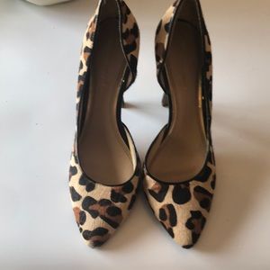 Leopard print heels